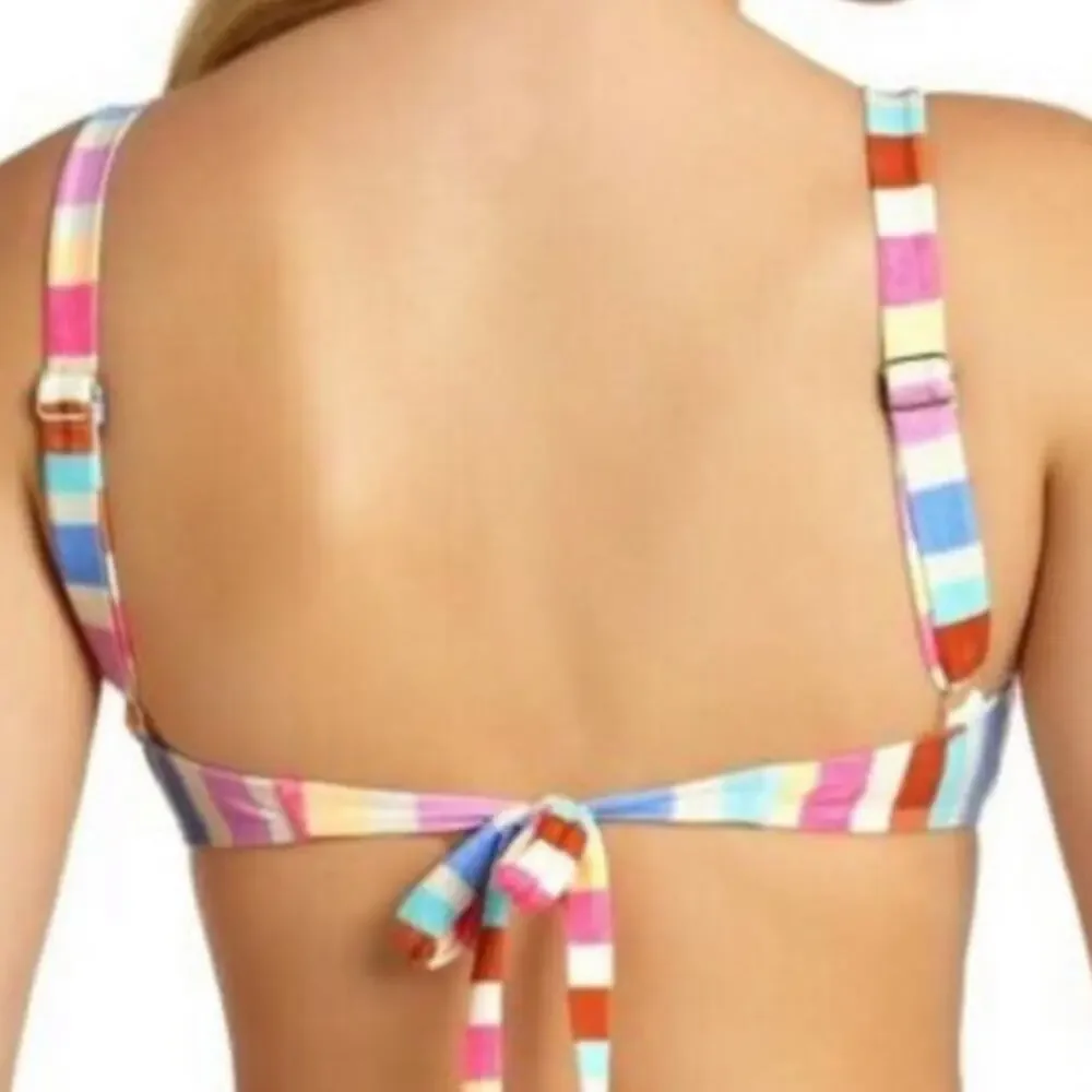 California Waves Junior striped swim top bandeau